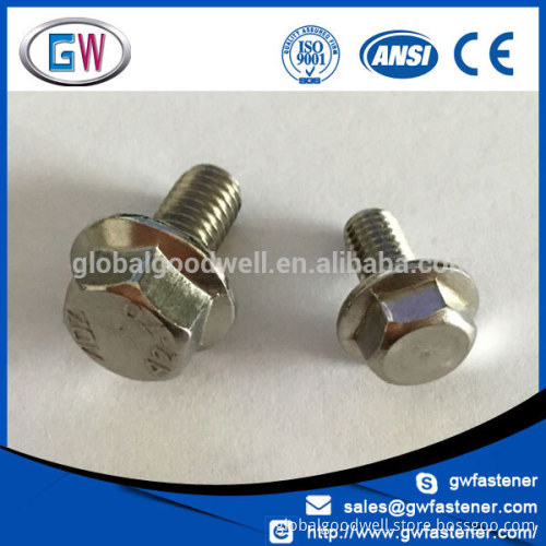 Factory price 304 316 stainless steel flange bolts